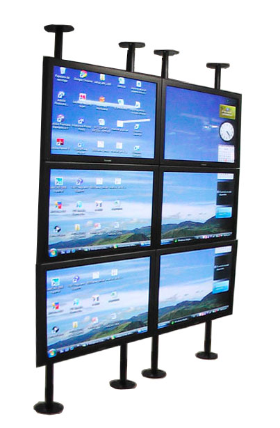 Videowall 3x2 piso a techo